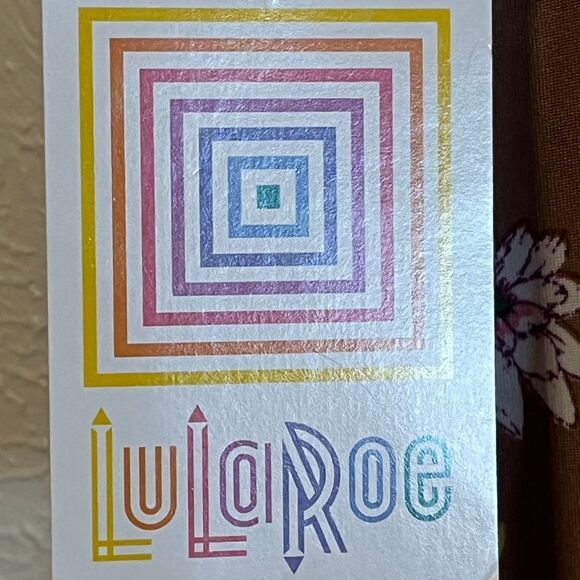 LuLaRoe Dani Maxi Dress Floral Print Sleeveless Brown 3XL New - Picture 4 of 12